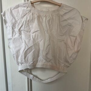 Beautiful white cropped H&M top - must go 7/1